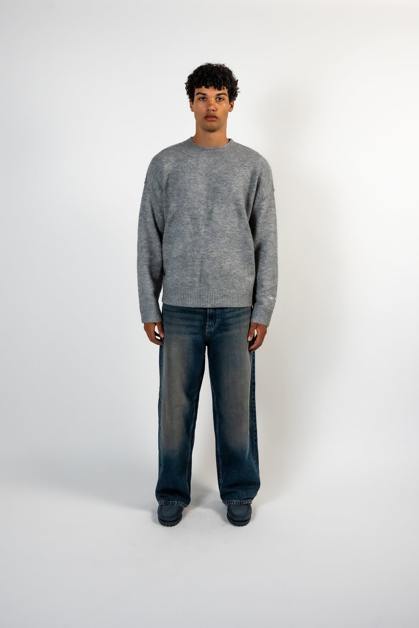 MOHAIR 'SIGNATURE' KNIT SWEATER