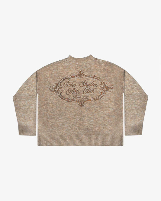 MOHAIR 'CREST' KNIT SWEATER