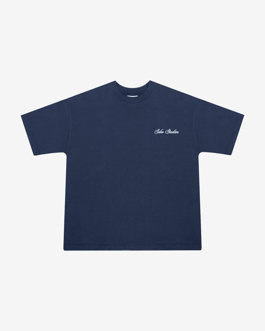 NAVY 'SIGNATURE' T-SHIRT