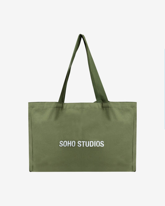 OLIVE GREEN TOTE BAG